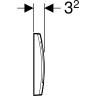 Смывная клавиша GEBERIT TWINLINE 30 115.899.KJ.1